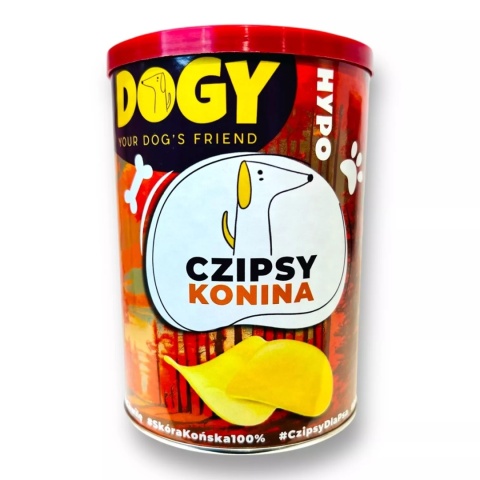 DOGY HYPO Czipsy z Koniny 75g