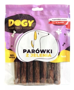 DOGY Parówki z jelenia 7szt