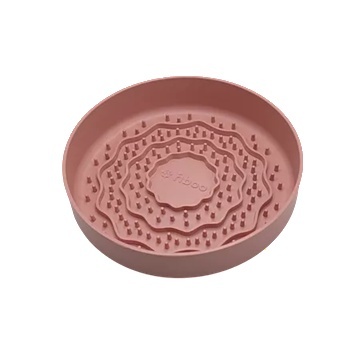 Fiboo Lick fiboowl - 2w1 – miska i mata do lizania w jednym 19 cm RÓŻOWY