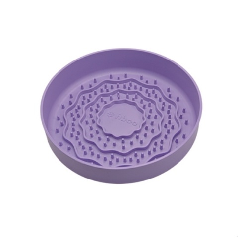 Fiboo Lick fiboowl - 2w1 – miska i mata do lizania w jednym 19 cm FIOLETOWY