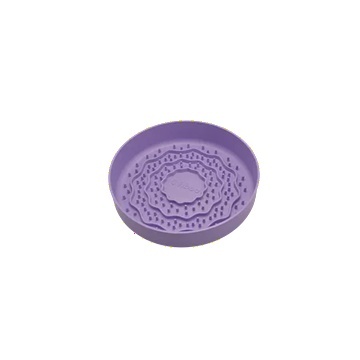 Fiboo Lick fiboowl mini 2w1 – miska i mata do lizania w jednym 15 cm FIOLETOWY