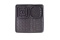 Antypoślizgowa mata do lizania lick mat kwadrat SZARY