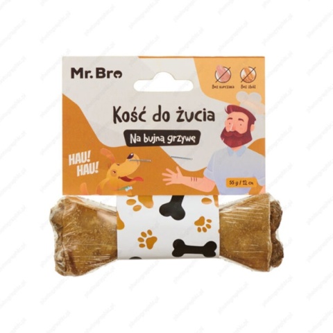 Mr. Bro Kość do żucia na bujną grzywę z Biotyną 12cm