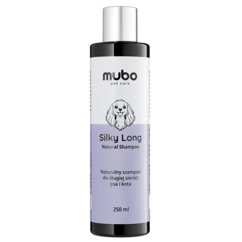 Mubo Silky Long 250ml - delikatny szampon do długiej sierści psa i kota