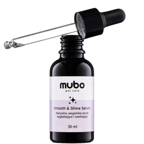 Mubo Smooth & Shine naturalne serum wygładzające i nawilżające sierść 30ml