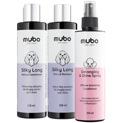 Mubo Silky Long Set - zestaw do pielęgnacji długiej sierści