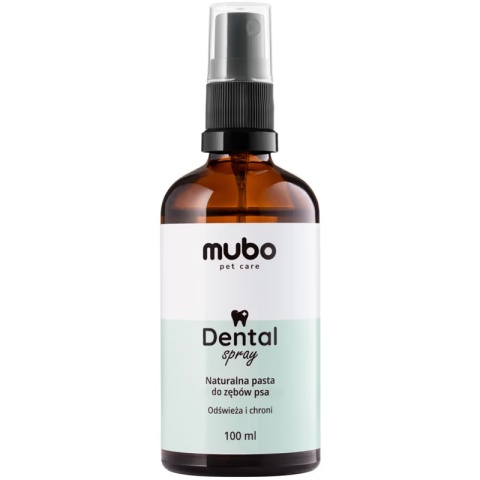 Naturalna pasta do zębów w sprayu dla psa i kota Mubo Dental Spray 100ml