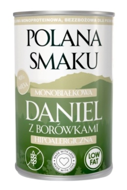 Polana smaku Daniel z borówkami 400g