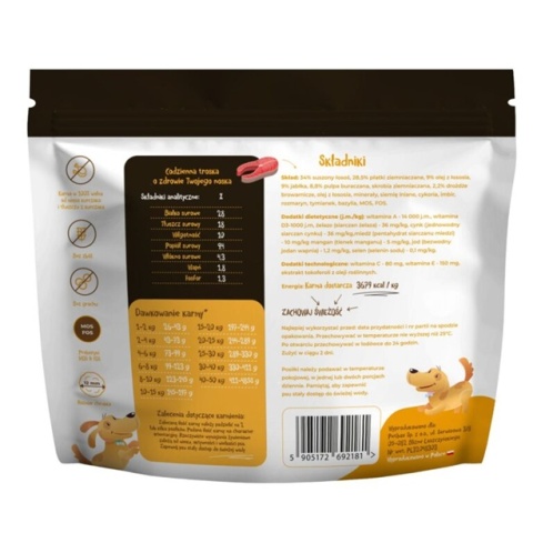 Mr. Bro monoproteinowa sucha karma dla psów dorosłych z łososiem 3kg