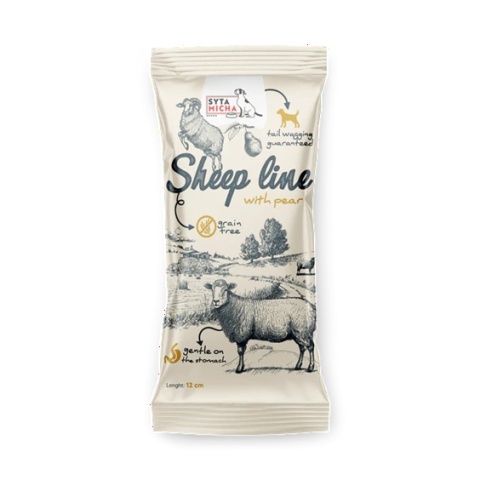 Syta Micha Sheep Line Kość do żucia Owca z gruszką 12cm