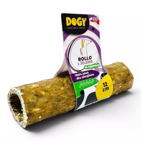 DOGY ROLLO z Jelenia 12cm Przysmak do Samodzielnego Wypełnienia