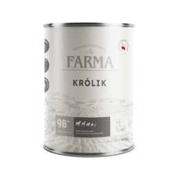 Farma Select Monobiałkowa karma mokra Królik 400g
