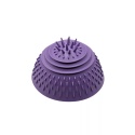 Fiboo - FLIP FIBOOWL FIOLETOWY - dwustronna miska z funkcją maty do lizania 17 cm