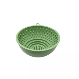 Fiboo - FLIP FIBOOWL ZIELONY - dwustronna miska z funkcją maty do lizania 17 cm