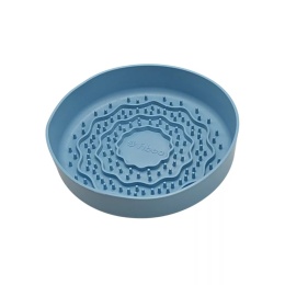 Fiboo Lick fiboowl - 2w1 – miska i mata do lizania w jednym 19 cm NIEBIESKI