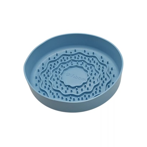 Fiboo Lick fiboowl - 2w1 – miska i mata do lizania w jednym 19 cm NIEBIESKI