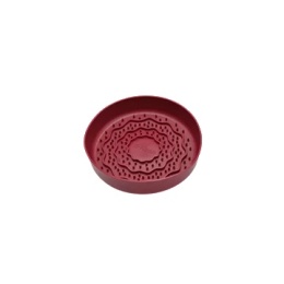 Fiboo Lick fiboowl mini 2w1 – miska i mata do lizania w jednym 15 cm BORDOWY