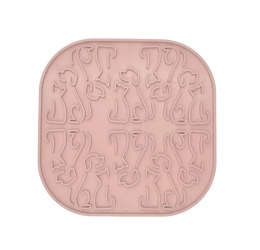 Fiboo Lollipop Sticky mata do lizania z przyssawkami 19cm RÓŻOWY