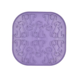 Fiboo Lollipop Sticky mata do lizania z przyssawkami 19cm FIOLETOWY