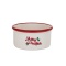 Miska ceramiczna Merry Christmas CZERWONA 16x6cm Barry King