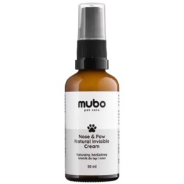 Naturalny, bezśladowy kremik do łap i nosa psa i kota Mubo Nose & Paw Natural Invisible Cream 50ml