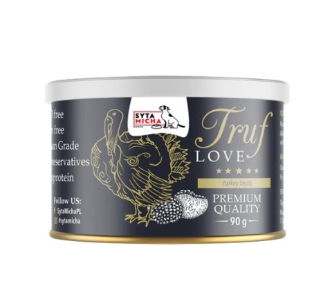 TrufLove smaczki dla psa z indykiem 90g SYTA MICHA